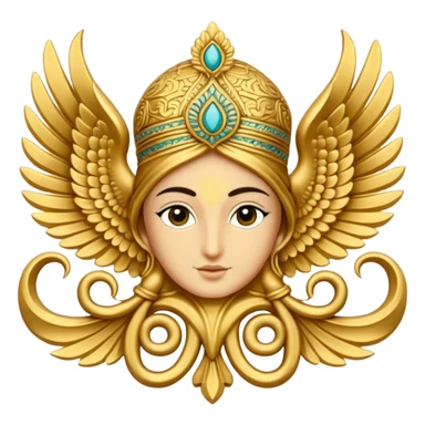 Farvahar iranian's symbol sticker