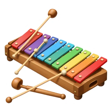Xylophone instrument sticker