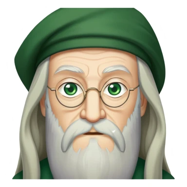 Albus Dumbledore green sticker