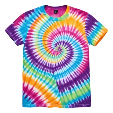 Tie dye shirt sticker