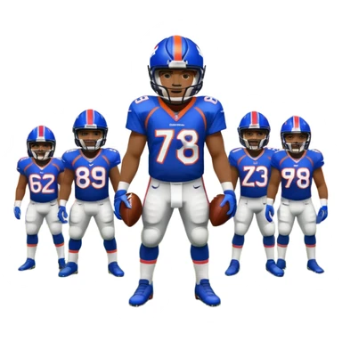 Denver broncos crushing buffalo bills sticker