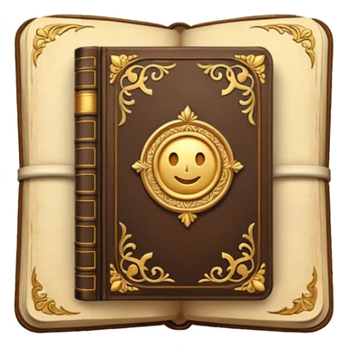 Very Thick old book sticker