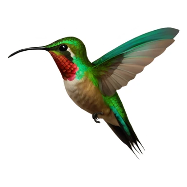 Humming bird on brown woman’s shoulder sticker