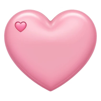 Baby pink heart with bet  sticker