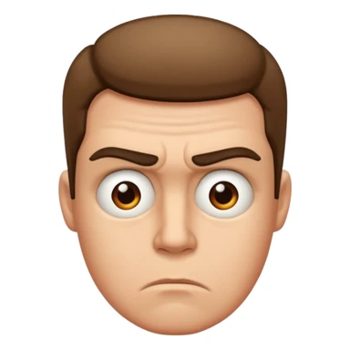 Very annoyed person  sticker