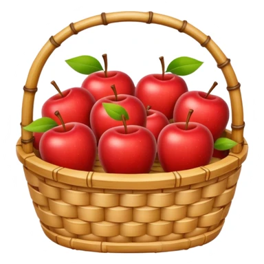  bamboo-basket apples sticker