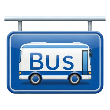 Bus Stop Signboard sticker