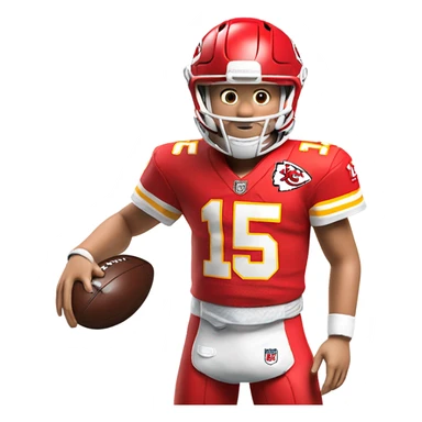 Patrick Mahomes Kansas City chiefs sticker