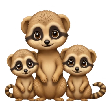 Baby meerkats sticker