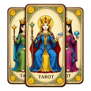 Tarot deck sticker