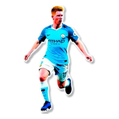 de bruyne scoring sticker