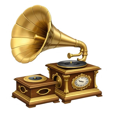 Gramophone sticker