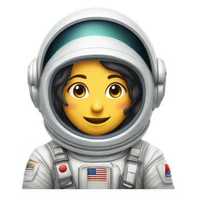misterios del universo astronauta chica feliz sticker