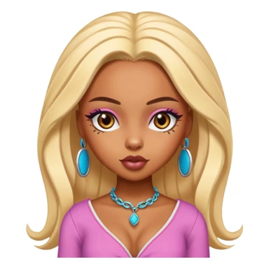 doja cat as pretty bratz baddie sticker