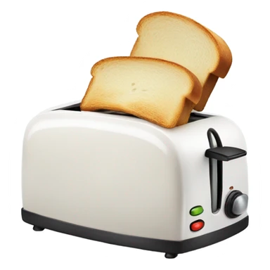 Toaster with bread sticker