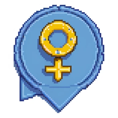 Badge with MOD text clearly visible, blue color, official moderator symbol sticker