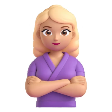 mean girl emoji, smirking, fashionable, arms crossed sticker