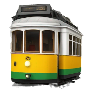 lisbon tram sticker