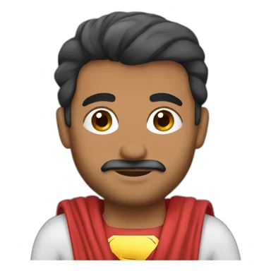 Omani man super man sticker