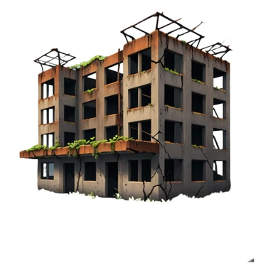 Dystopian Apocalyptic Aesthetic Scenery Deco sticker