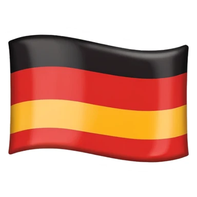 Flat Apple-style emoji of the German Empire flag sticker