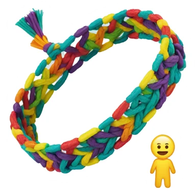 friendship bracelet sticker