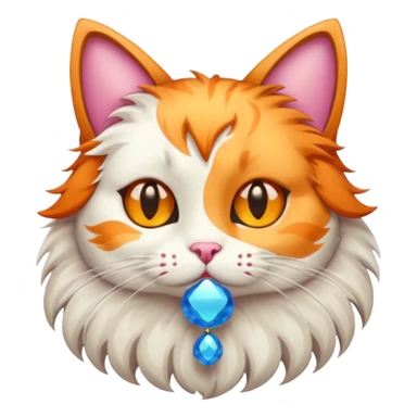 Fancy cat sticker