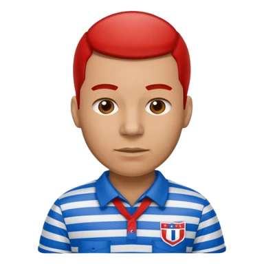 referee american football blue (#00A3E0) and red (#F9423A) sticker