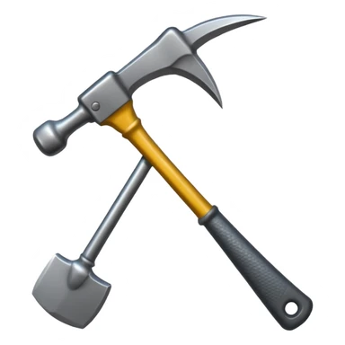 The Sickle and Hammer are dark gray and crossed sticker