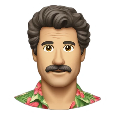 Magnum PI sticker