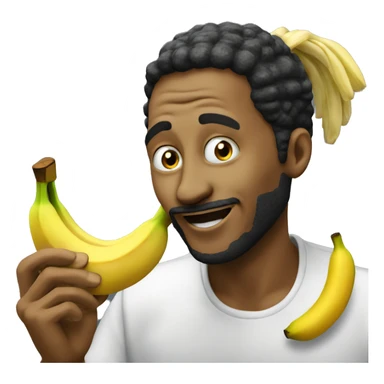 ladro che mangia una banana sticker