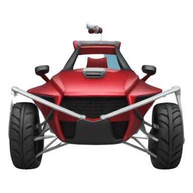 car slingshot polaris red mean piranha Christmas sticker