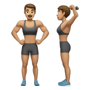 Séance de Musculation  sticker