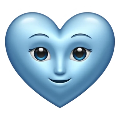 cœur pailletée argentée  sticker