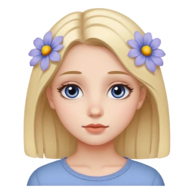 Girl aestetick sin flores sticker