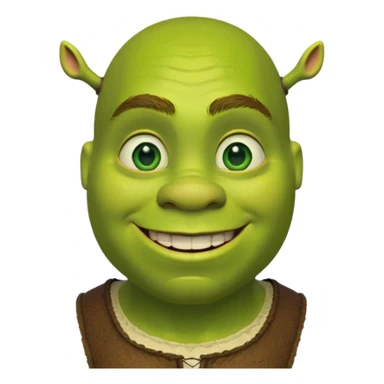 Sherk with ok sigh sticker