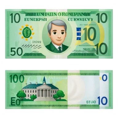 banconote euro 10 sticker