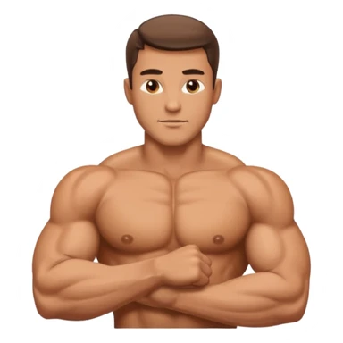 Male chest biceps sticker