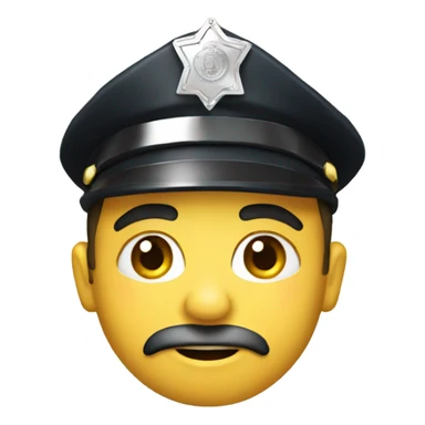 Christmas cop sticker