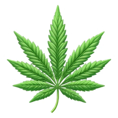Marijuana plant emblem with 420 writing  sticker