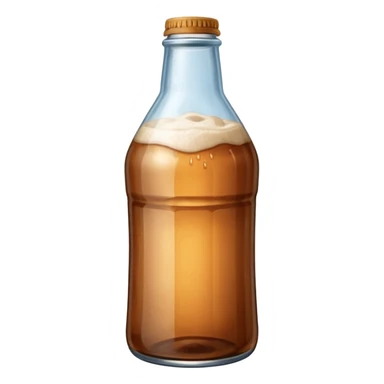 generates a sticker of a "Maltin Polar" malt bottle with a transparent background sticker