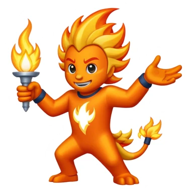 liberty university sparky flames sticker