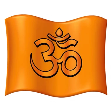 Hindu flag sticker