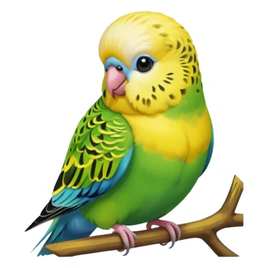 A bird Budgie breed  sticker