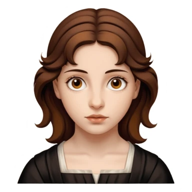 girl in the style of Caravaggio sticker