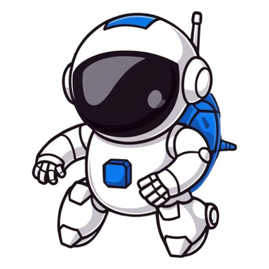 Stealth robot with cloaking panels and low profile sticker