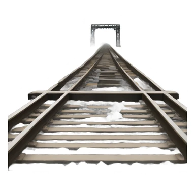 lever for switching the direction of railway tracks sticker