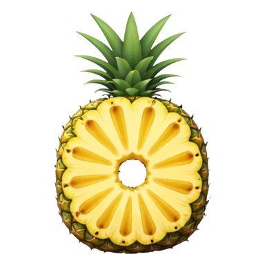 pineapple slice sticker