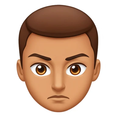 Motivational swoosh logo with determined face sticker