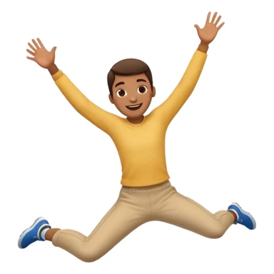 Personne qui saute de joie sticker